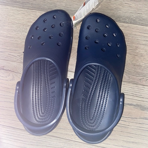 Navy blue crocs/clogs size 8w 6m - Picture 3 of 7